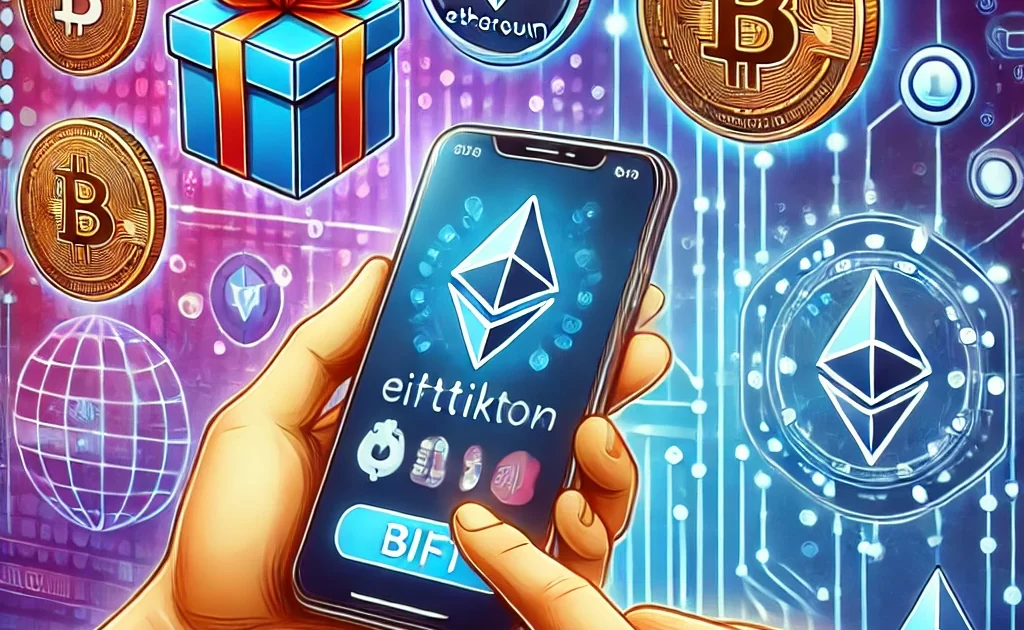 شراء هدايا التيك توك بالعملات الرقمية