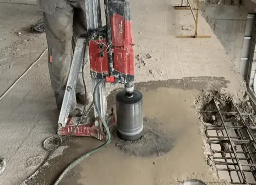 ماكينة كور تخريم الخرسانة