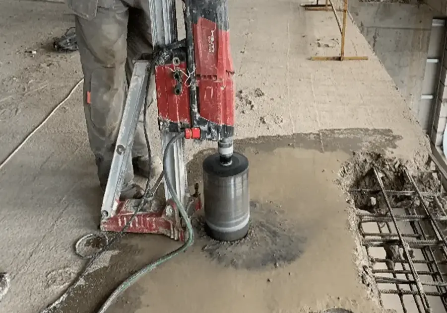 ماكينة كور تخريم الخرسانة