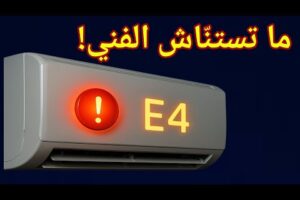 حل مشكله E4 في المكيف / مشكله e4 في التكييف /مشكله E4 في المكيف